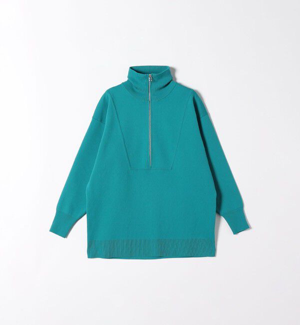 SHIPS any「SHIPS any:〈手洗い可能〉ハーフ ジップ ハイネック プルオーバー」|ニット・セーター|