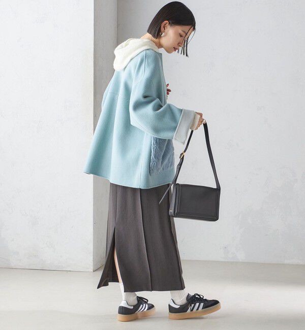 SHIPS for women「〈手洗い可能〉ジョーゼット ピンタック タイト スカート」|スカート|