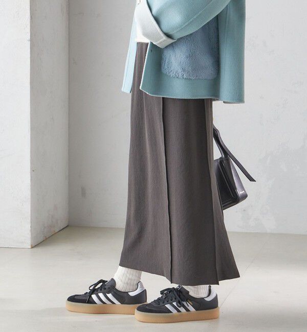 SHIPS for women「〈手洗い可能〉ジョーゼット ピンタック タイト スカート」|スカート|