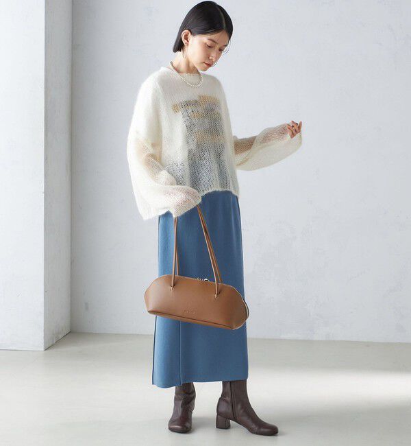 SHIPS for women「〈手洗い可能〉ジョーゼット ピンタック タイト スカート」|スカート|