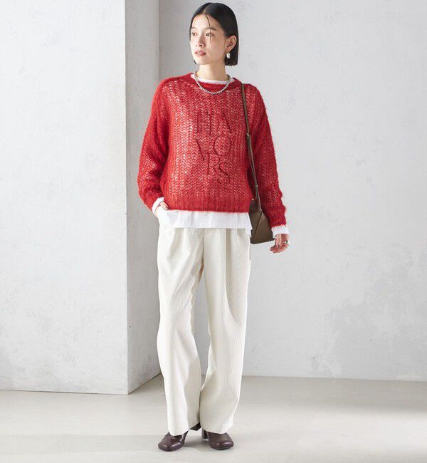 SHIPS for women「〈洗濯機可能〉コーデュロイ 2タック パンツ」|その他|