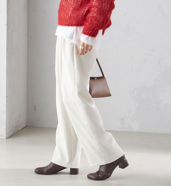 SHIPS for women「〈洗濯機可能〉コーデュロイ 2タック パンツ」|その他|