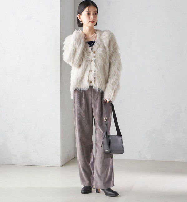 SHIPS for women「〈洗濯機可能〉コーデュロイ 2タック パンツ」|その他|