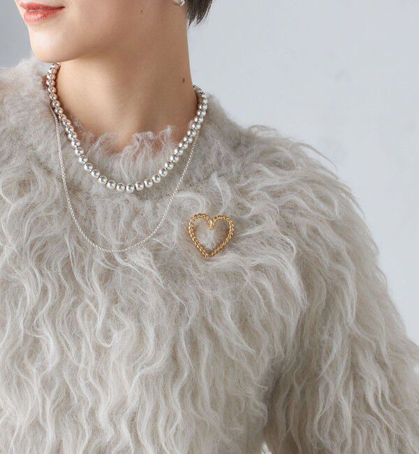 SHIPS for women「ハート モチーフ ブローチ」|ブローチ・コサージュ|