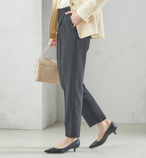 SHIPS for women「〈手洗い可能〉タック テーパード パンツ（セットアップ対応）」|その他|