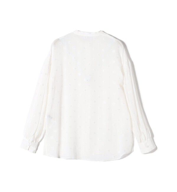 SHIPS for women「フラワー カット ジャカード ブラウス」|シャツ・ブラウス|