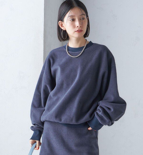 SHIPS for women「onit:〈洗濯機可能〉フリース ショート トップス」|Tシャツ・カットソー|
