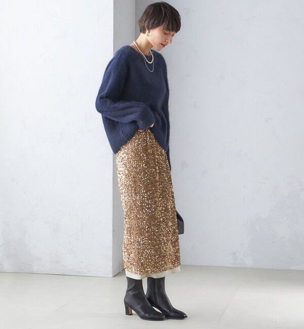 SHIPS for women「〈手洗い可能〉FOX クルーネック プルオーバー」|ニット・セーター|