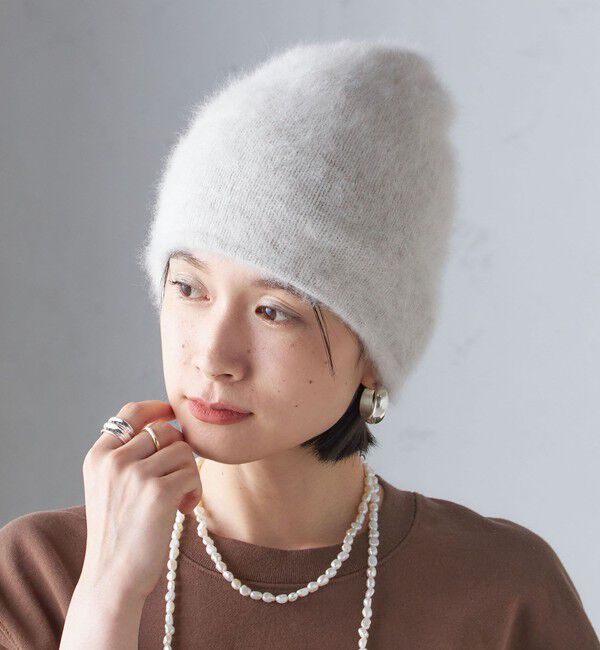 SHIPS for women「〈手洗い可能〉フォックス ニット キャップ」|ニット帽|