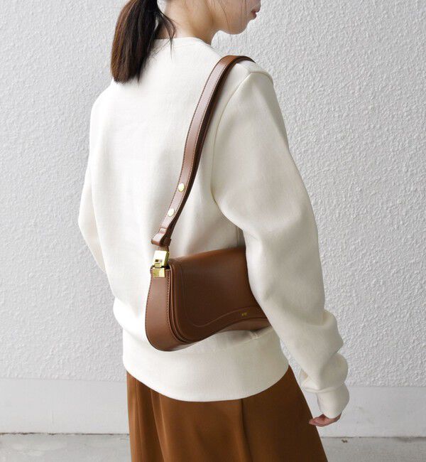 SHIPS any「【WEB限定】SHIPS any:〈手洗い可能〉裏起毛 ビジュー クルーネック コンパクト プルオーバー」|スウェット・ジャージ|