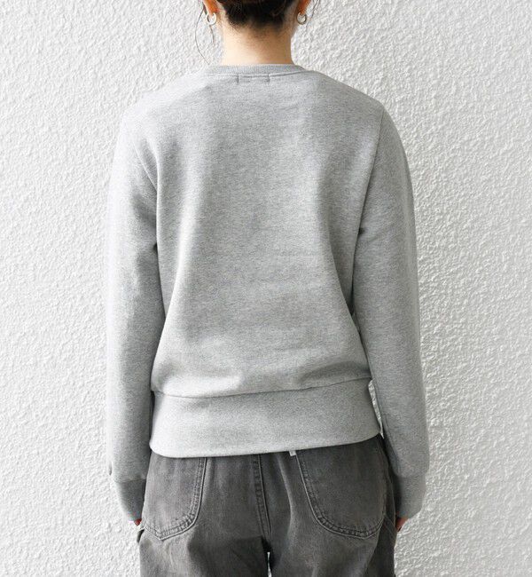 SHIPS any「【WEB限定】SHIPS any:〈手洗い可能〉裏起毛 ビジュー クルーネック コンパクト プルオーバー」|スウェット・ジャージ|