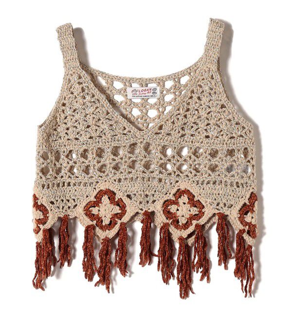 SHIPS for women「LOGAN KNITTING MILLS:〈手洗い可能〉モール ビスチェ」|ニット・セーター|