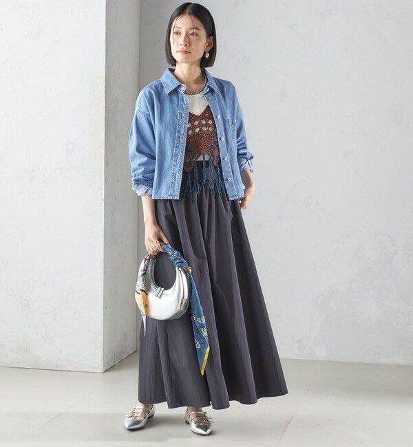 SHIPS for women「LOGAN KNITTING MILLS:〈手洗い可能〉モール ビスチェ」|ニット・セーター|