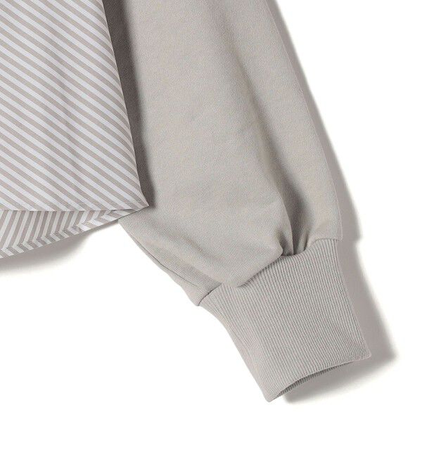 SHIPS for women「【WEB限定】〈手洗い可能〉布帛 コンビ Vネック カーディガン」|カーディガン|