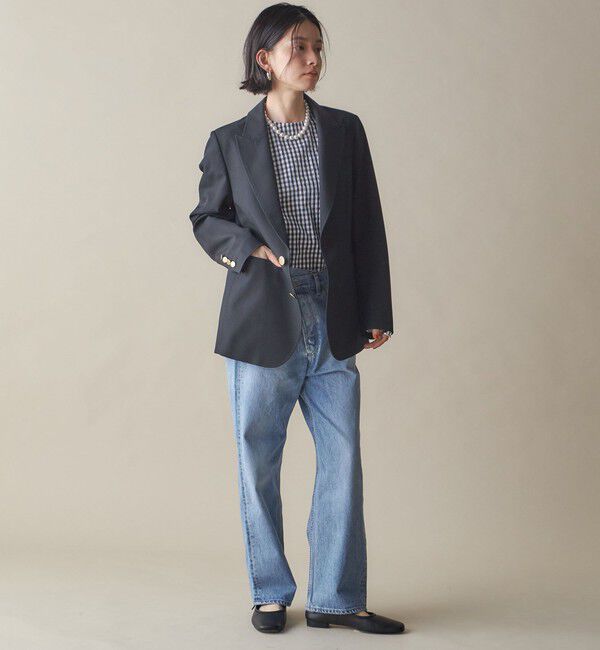 SHIPS for women「SHIPS NINE CASE: ピークド ラペル ジャケット」|テーラードジャケット|