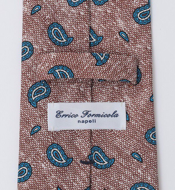 SHIPS「Errico Formicola: プリント メランジ ペイズリー ネクタイ」|ネクタイ・蝶ネクタイ|