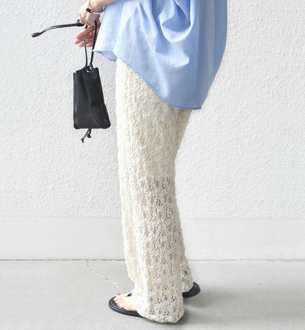 SHIPS for women「〈手洗い可能〉ラッセル レース イージー パンツ」|その他|