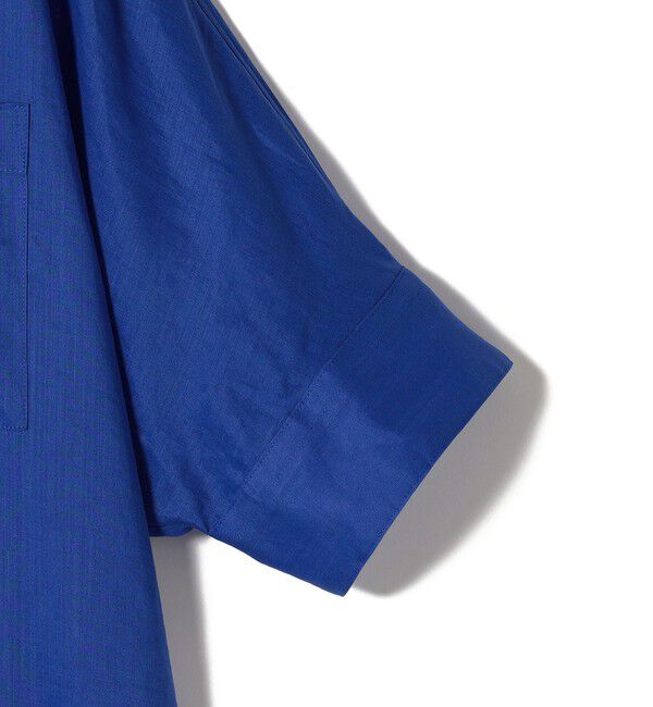 SHIPS for women「〈手洗い可能〉ラミー 4 スタンドカラー シャツ ワンピース」|ワンピース|