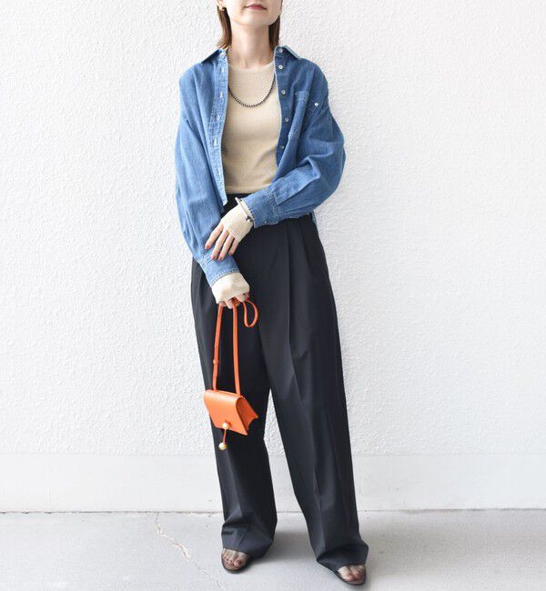 SHIPS for women「〈手洗い可能〉ラメ シアー リブ ニット プルオーバー」|ニット・セーター|