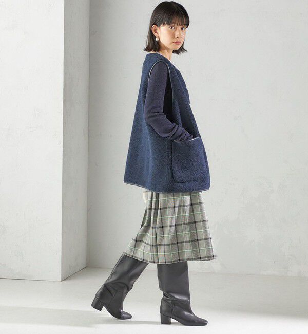 SHIPS for women「〈手洗い可能〉ラメ シアー リブ ニット プルオーバー」|ニット・セーター|