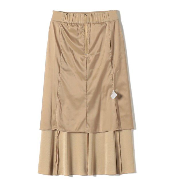 SHIPS for women「〈手洗い可能〉アセテート混 バックサテン マーメイド スカート」|スカート|