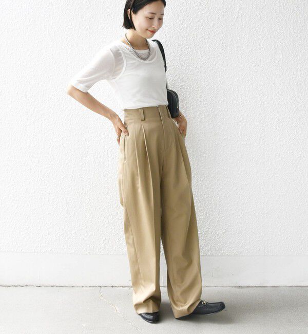 SHIPS for women「シアー フライス レイヤード TEE」|Tシャツ・カットソー|