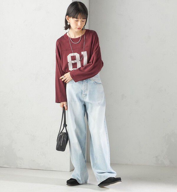 SHIPS for women「【SHIPS別注】81BRANCA:ナンバリング TEE」|Tシャツ・カットソー|