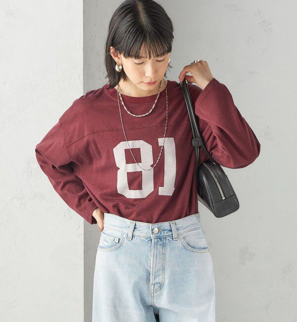 SHIPS for women「【SHIPS別注】81BRANCA:ナンバリング TEE」|Tシャツ・カットソー|