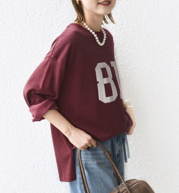 SHIPS for women「【SHIPS別注】81BRANCA:ナンバリング TEE」|Tシャツ・カットソー|