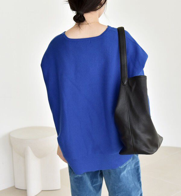 quaranciel「quaranciel:〈洗濯機可能〉ボートネック ワイド ニット プルオーバー」|ニット・セーター|