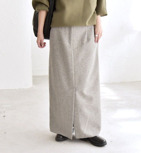 quaranciel「quaranciel: エア ニードル Iライン スリット スカート」|スカート|