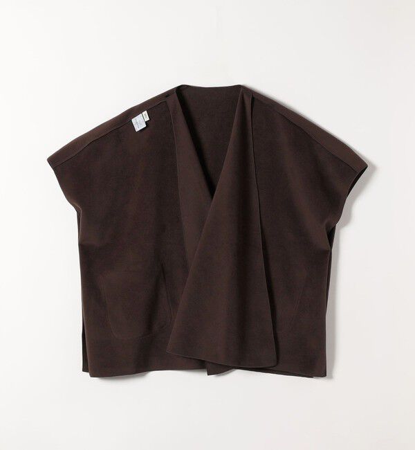 quaranciel「quaranciel: ダブル パイル ニット ショート ポンチョ コート」|その他|