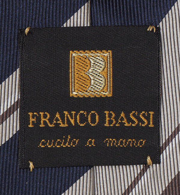 SHIPS「FRANCO BASSI: シルク レジメンタル ネクタイ」|ネクタイ・蝶ネクタイ|