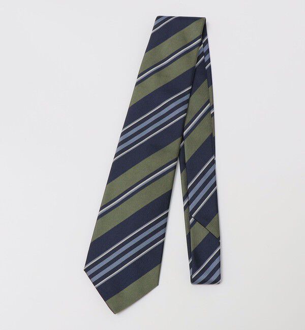 SHIPS「FRANCO BASSI: シルク レジメンタル ネクタイ」|ネクタイ・蝶ネクタイ|