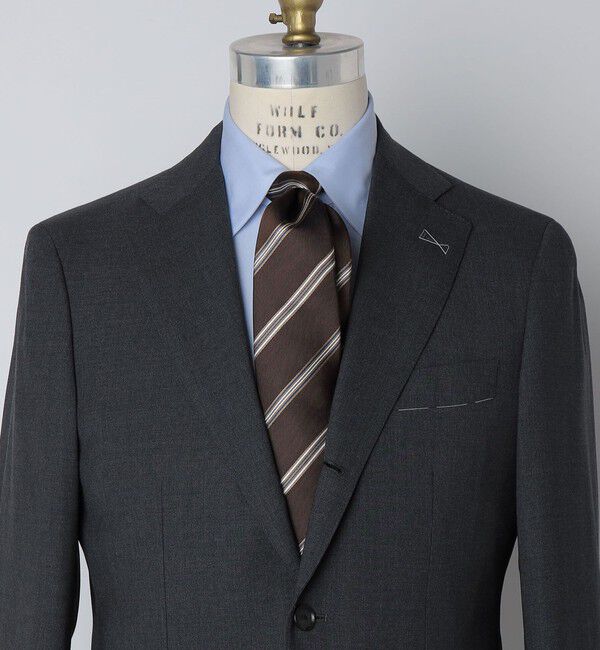 SHIPS「SHIPS: シルク レップ レジメンタル ネクタイ」|ネクタイ・蝶ネクタイ|ブラウン