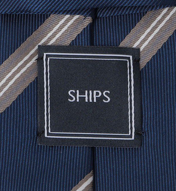 SHIPS「SHIPS: シルク レップ レジメンタル ネクタイ」|ネクタイ・蝶ネクタイ|