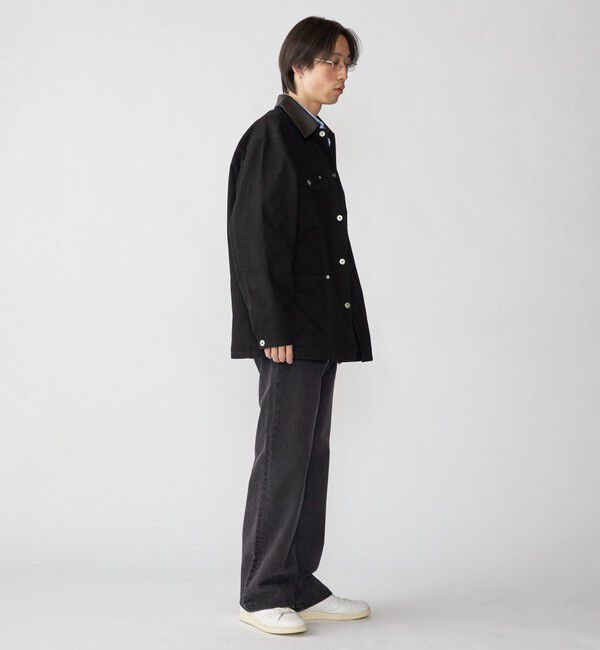 SHIPS「City Ambient Products: オーバーサイズ カバーオール ワーク ジャケット」|ブルゾン・スタジャン|