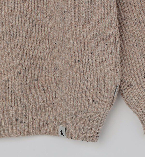 SHIPS「PEREGRINE:〈手洗い可能〉フォード クルーネック ウール アゼ ニット」|ニット・セーター|