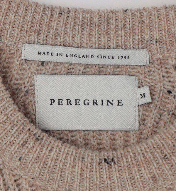 SHIPS「PEREGRINE:〈手洗い可能〉フォード クルーネック ウール アゼ ニット」|ニット・セーター|