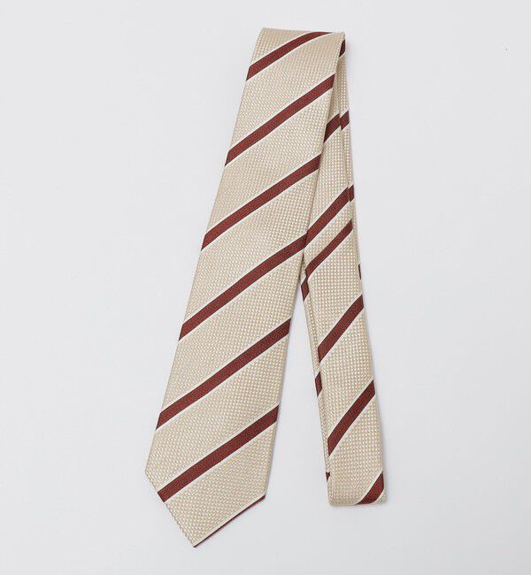 SHIPS Colors 「SHIPS Colors:シルク リネン ネクタイ」|ネクタイ・蝶ネクタイ|ベージュ