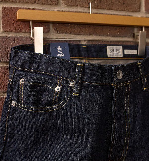 SHIPS「SHIPS: AUTHENTIC リラックス デニム 5ポケット ワンウォッシュ」|チノ|