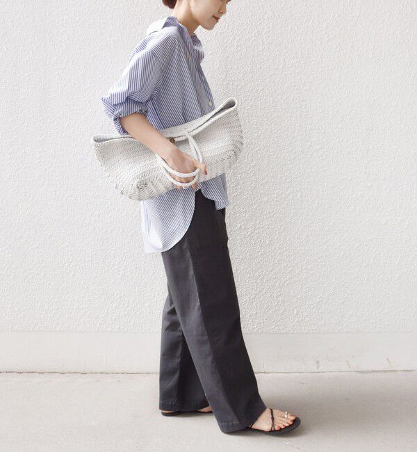 SHIPS for women「《予約》【WEB限定】〈洗濯機可能〉ドロスト ベイカー パンツ」|カーゴ|