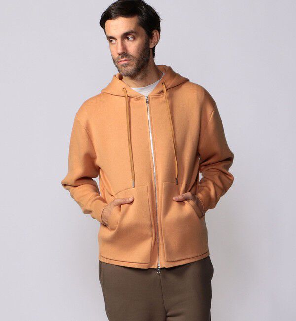 CABaN「CABaN コットンカシミヤ ジップパーカ」|ニット・セーター|