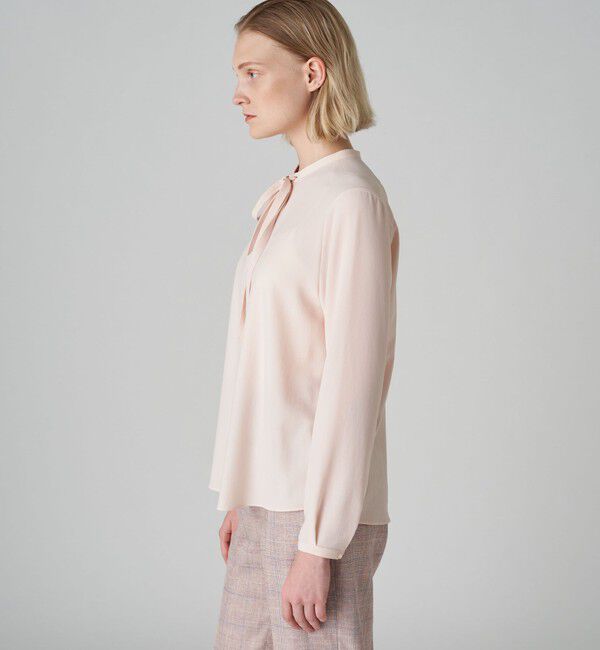 TOMORROWLAND collection「ポリエステルアムンゼン ボウタイブラウス」|シャツ・ブラウス|