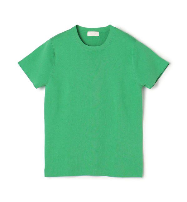 Ballsey「ハイゲージコットン ハーフスリーブプルオーバー」|ニット・セーター|53 ライトグリーン