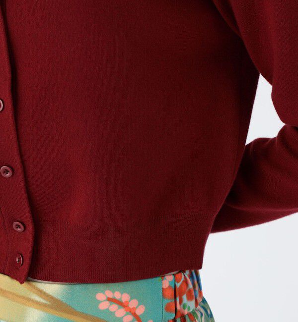 CABaN「コットンカシミヤ クルーネックカーディガン」|カーディガン|