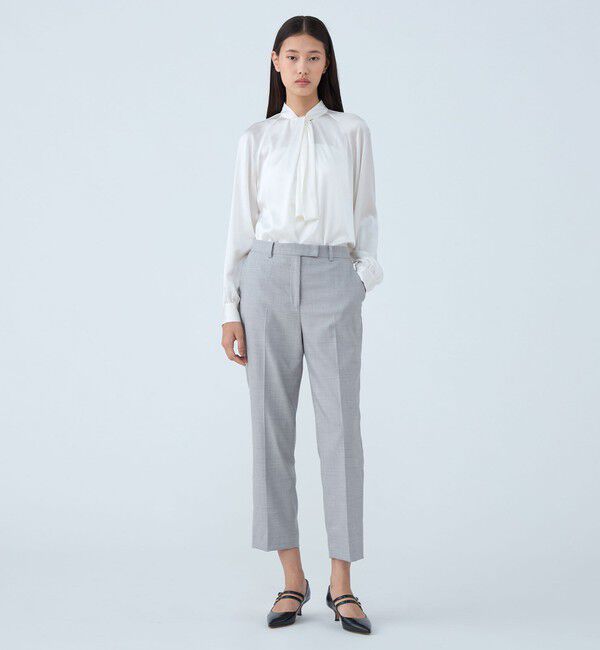 TOMORROWLAND collection「シャイニーピンヘッド ペンシルパンツ」|スラックス|