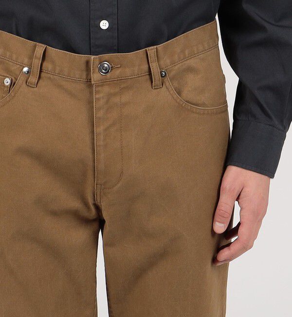 TOMORROWLAND MENS「サージストレッチ 5ポケットストレートパンツ」|チノ|