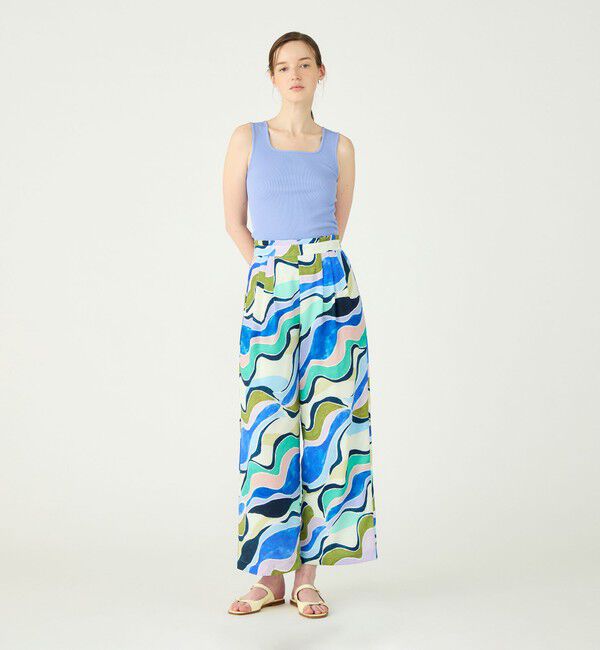 Ballsey「スーピマテレコ スクエアネックタンクトップ」|タンクトップ|