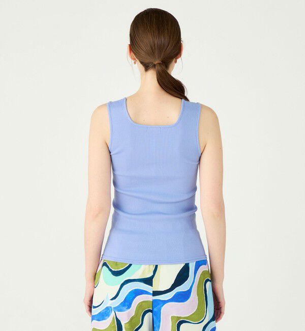 Ballsey「スーピマテレコ スクエアネックタンクトップ」|タンクトップ|